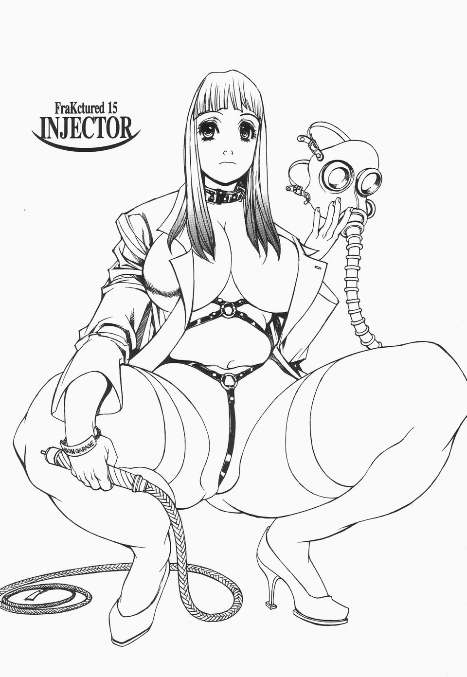 【エロ漫画】男たちに調教されちゃう巨乳のお姉さん…ご奉仕フェラをして騎乗位やバックで生ハメ中出しセックスで絶頂アクメ堕ちしちゃう【しろみかずひさ：FraKctured 15 INJECTOR 】