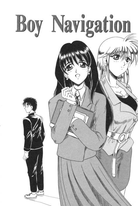 【エロ漫画】生徒を手コキで誘惑しちゃうビッチ巨乳の女教師…女子生徒を巻き込んでフェラやバックで３Pセックスしちゃう【じゃみんぐ：Boy Navigation】